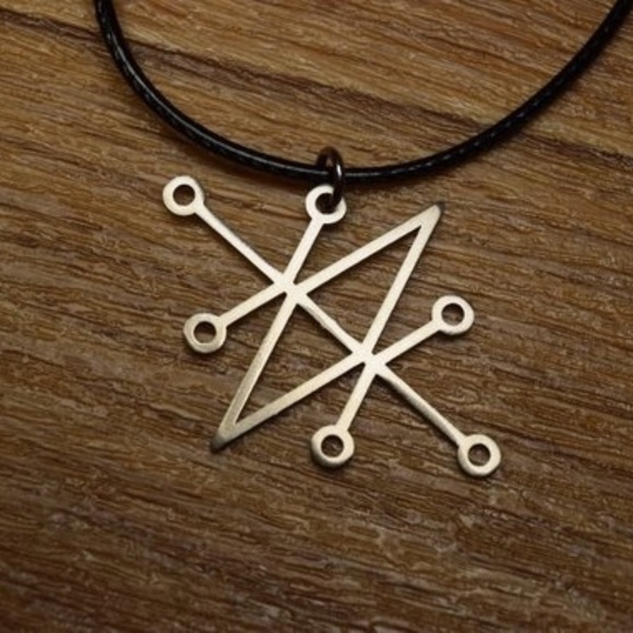 Jewelry | Sigil Of Azazel Satanic Pagan Necklace Pendant | Poshmark